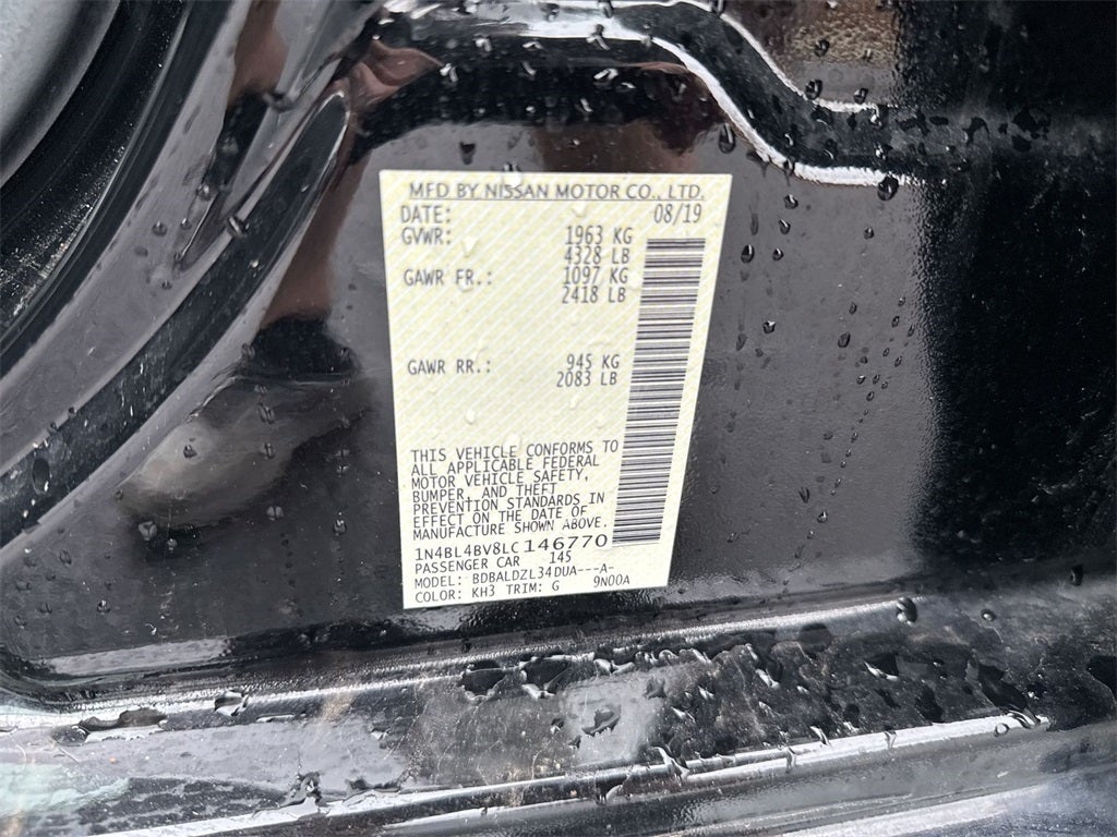 2020 Nissan Altima 2.5 S