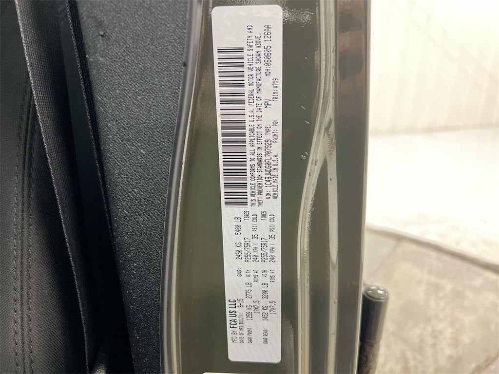 2015 Jeep Wrangler Unlimited Sport