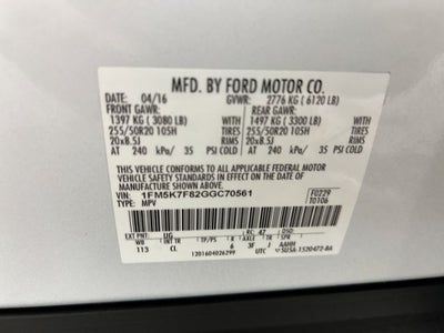 2016 Ford Explorer Limited