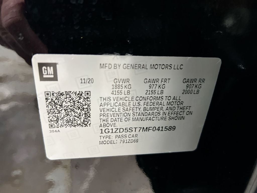 2021 Chevrolet Malibu LT