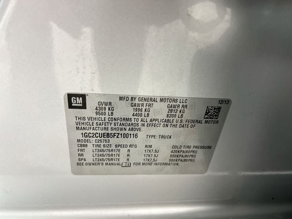 2015 Chevrolet Silverado 2500HD Work Truck