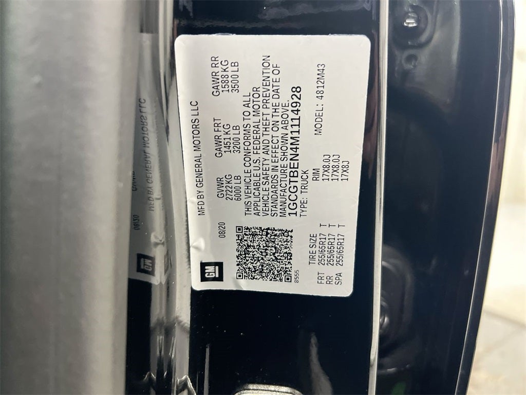 2021 Chevrolet Colorado Work Truck