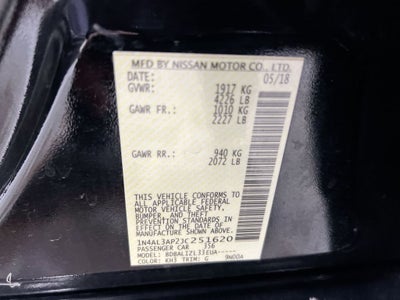 2018 Nissan Altima 2.5 SV