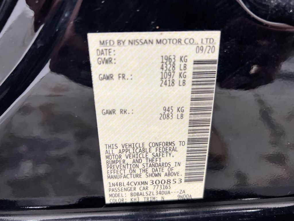 2021 Nissan Altima 2.5 SR