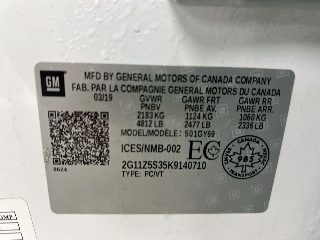 2019 Chevrolet Impala LT