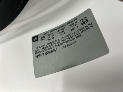 2012 Chevrolet Camaro 2LT