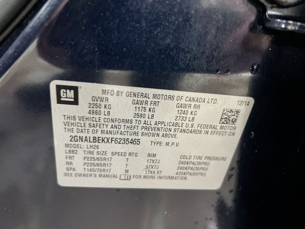 2015 Chevrolet Equinox LT