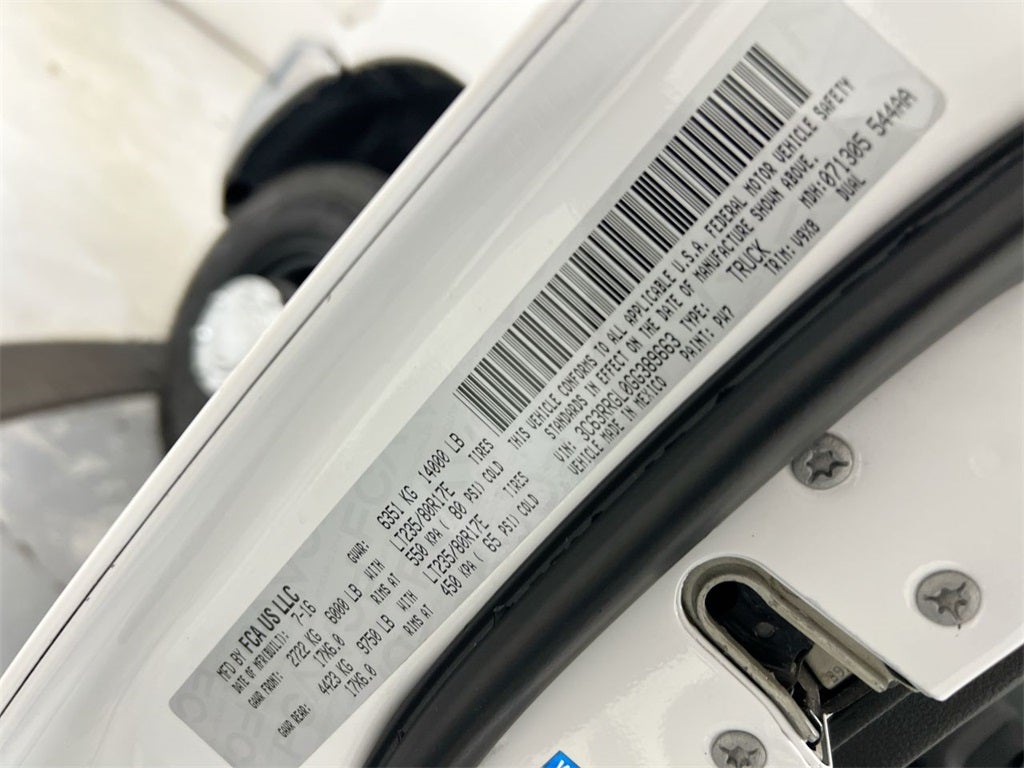 2016 RAM 3500 Tradesman