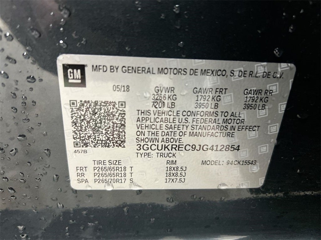 2018 Chevrolet Silverado 1500 LT