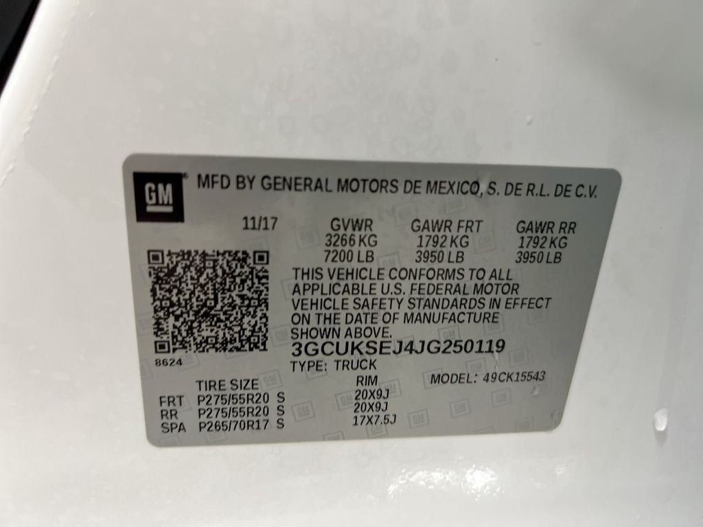 2018 Chevrolet Silverado 1500 LTZ