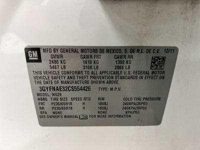 2012 Cadillac SRX Luxury