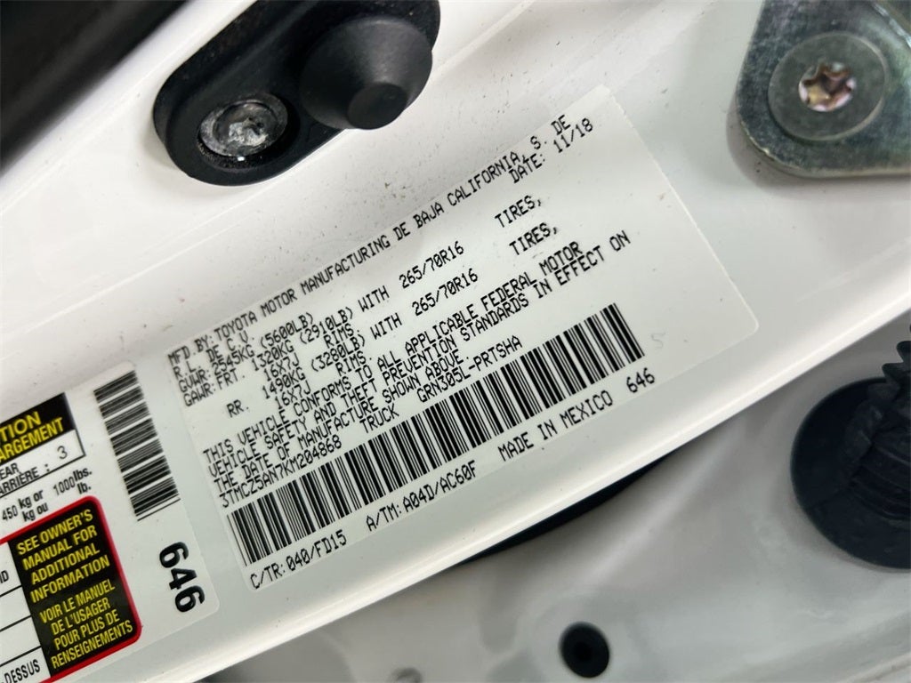 2019 Toyota Tacoma TRD Off-Road