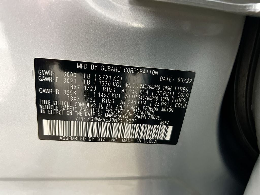 2022 Subaru Ascent Premium