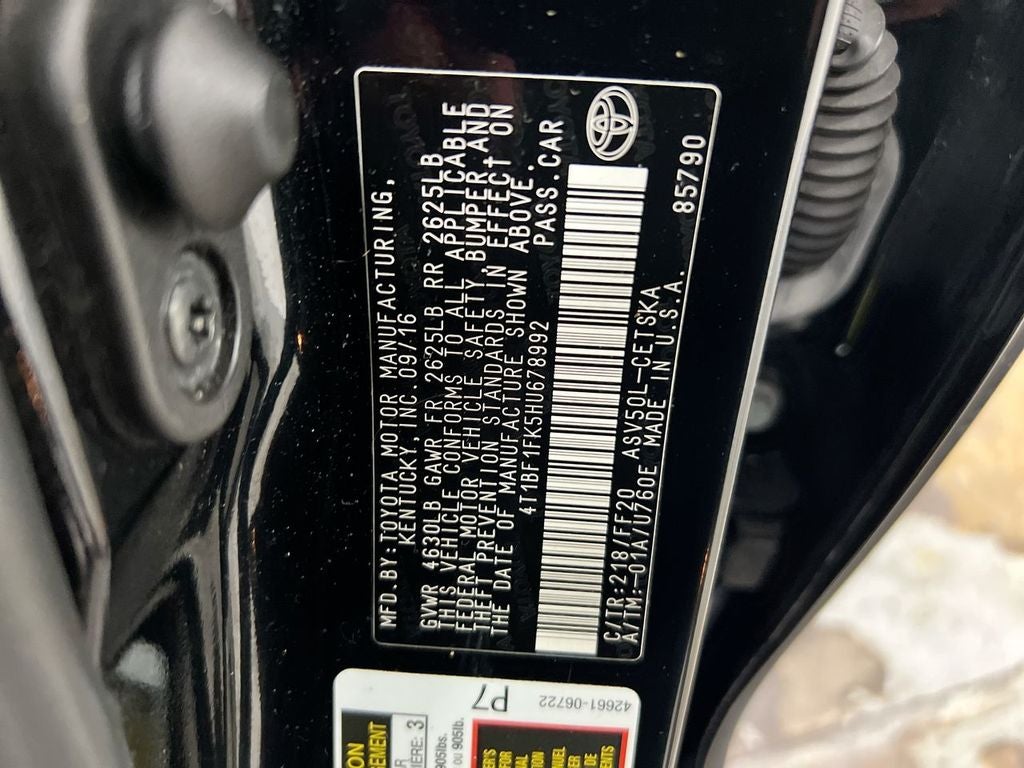 2017 Toyota Camry SE