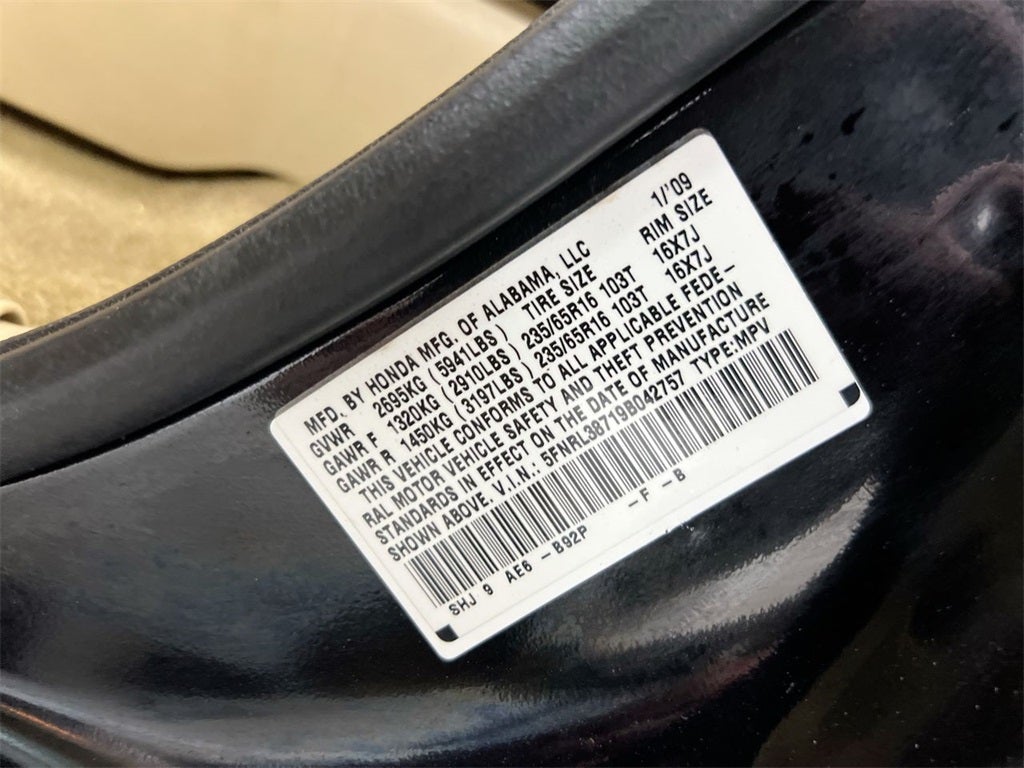 2009 Honda Odyssey EX-L