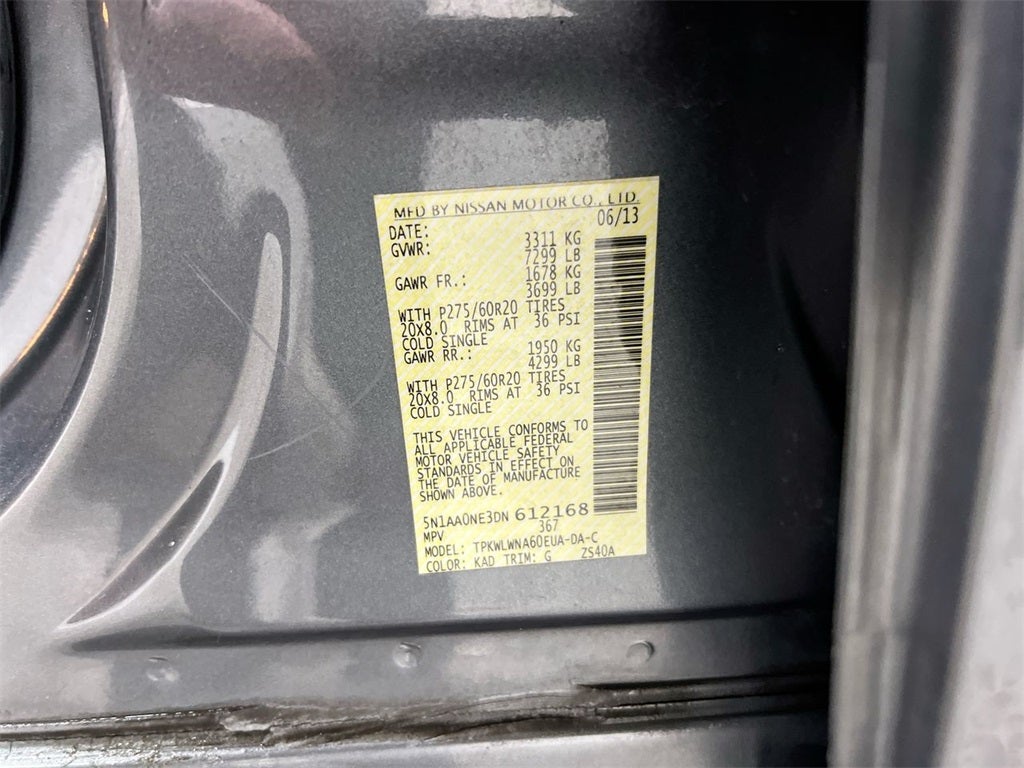 2013 Nissan Armada Platinum