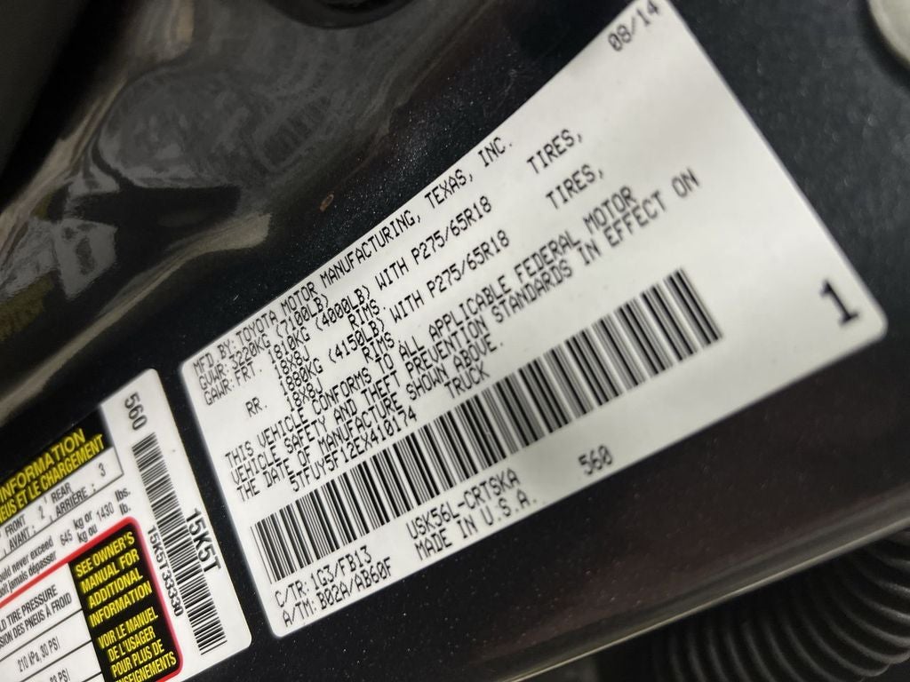 2014 Toyota Tundra SR