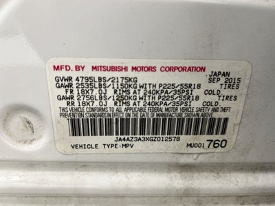 2016 Mitsubishi Outlander SE