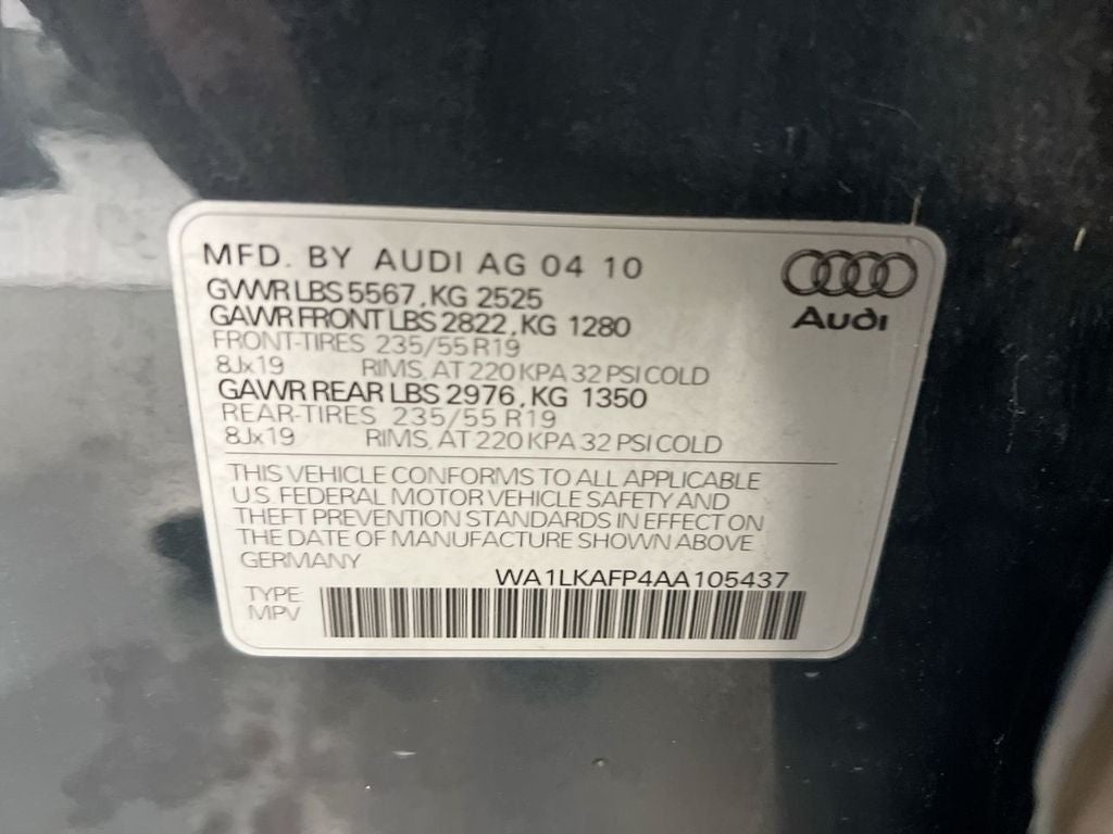 2010 Audi Q5 3.2 Premium