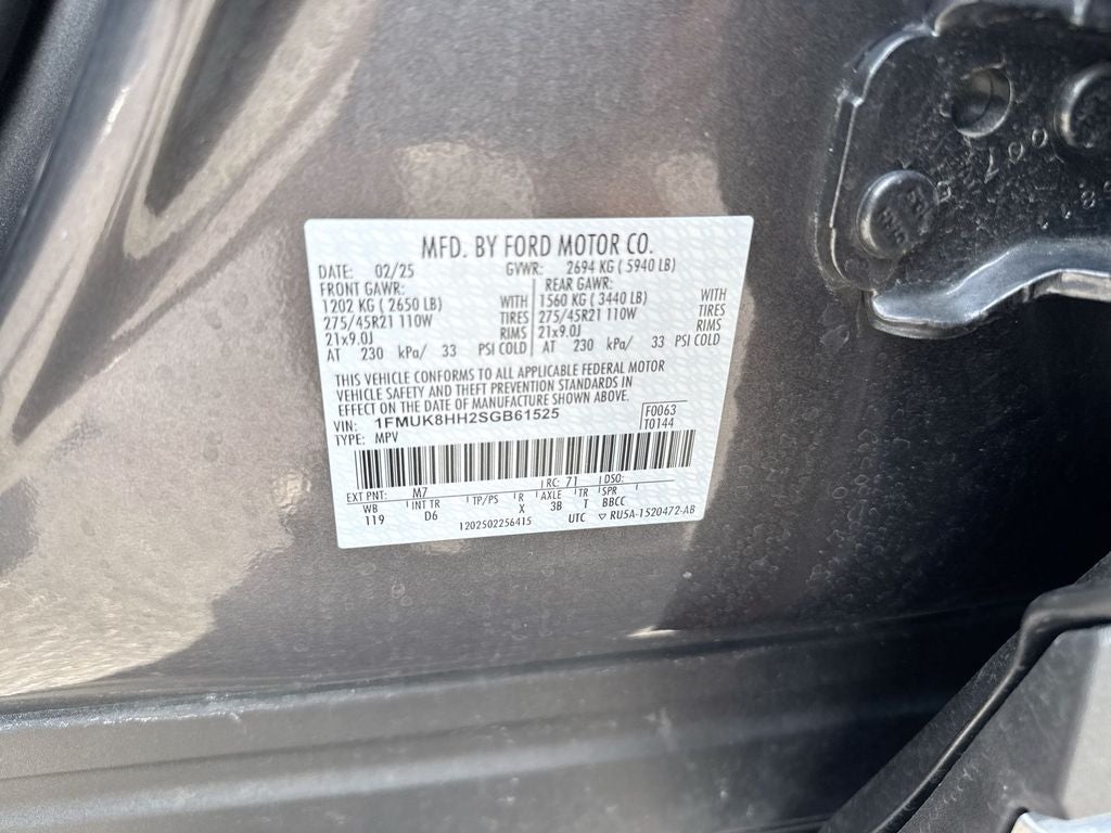 2025 Ford Explorer Platinum