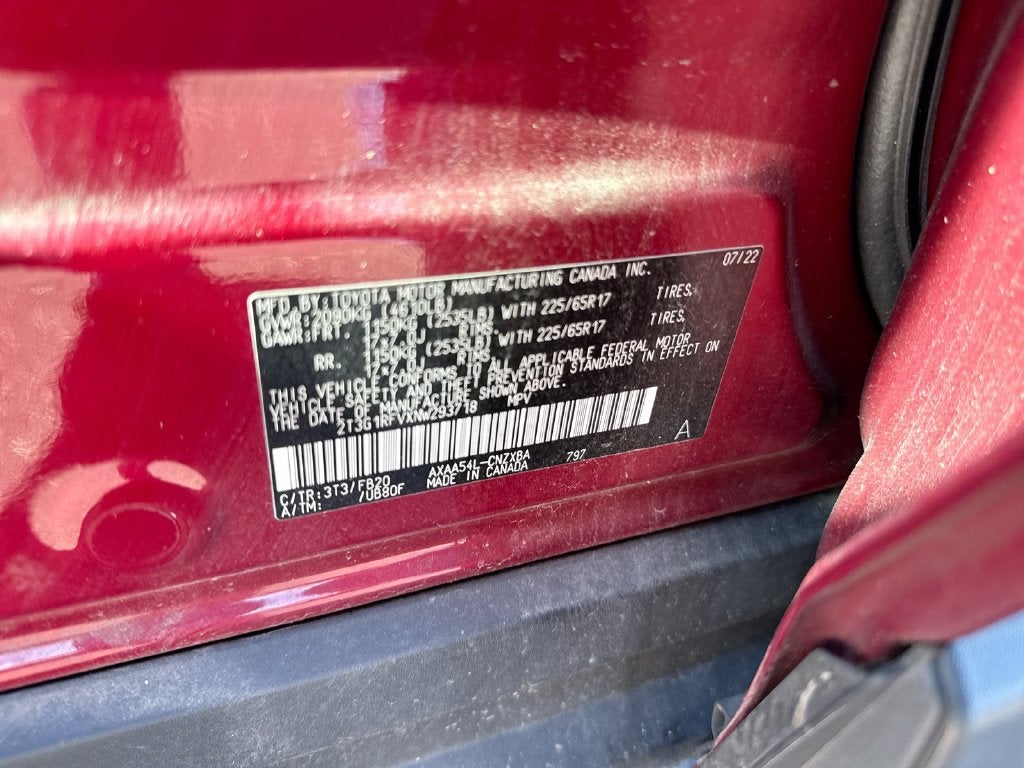 2022 Toyota RAV4 LE