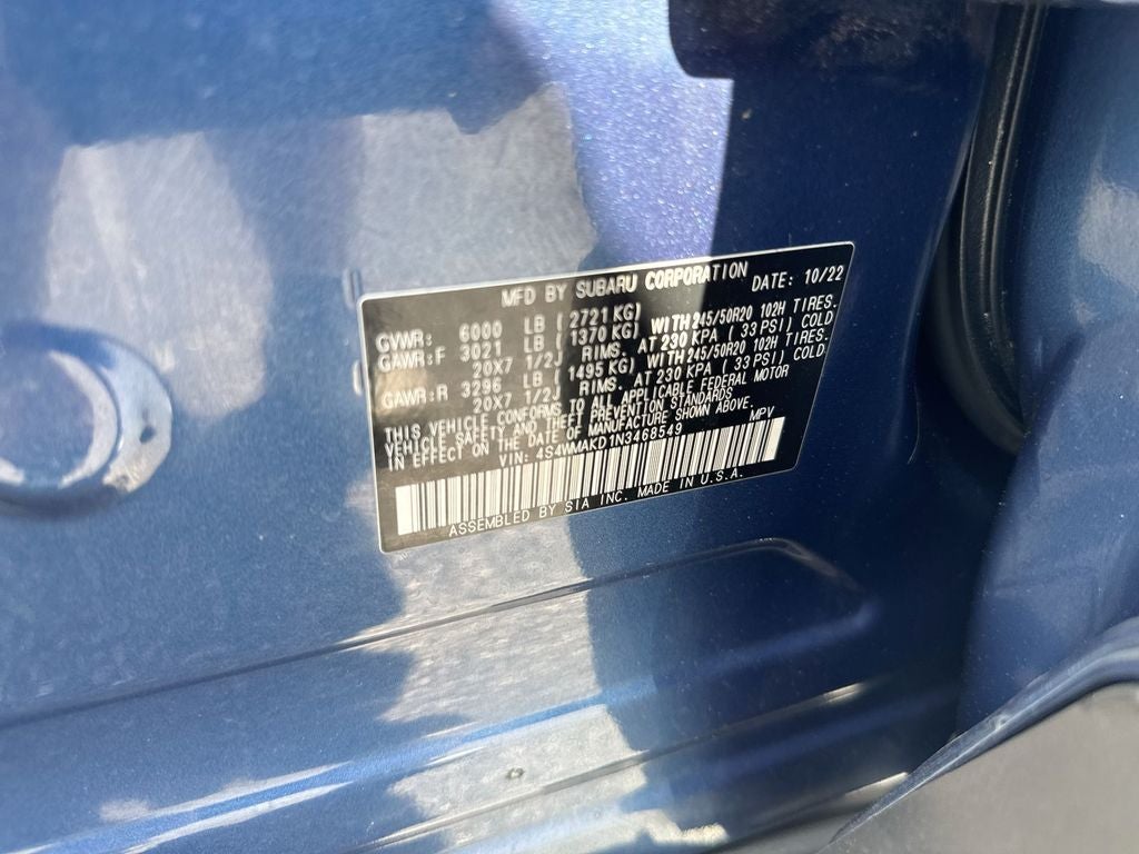 2022 Subaru Ascent Limited