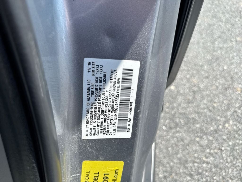 2016 Honda Odyssey LX