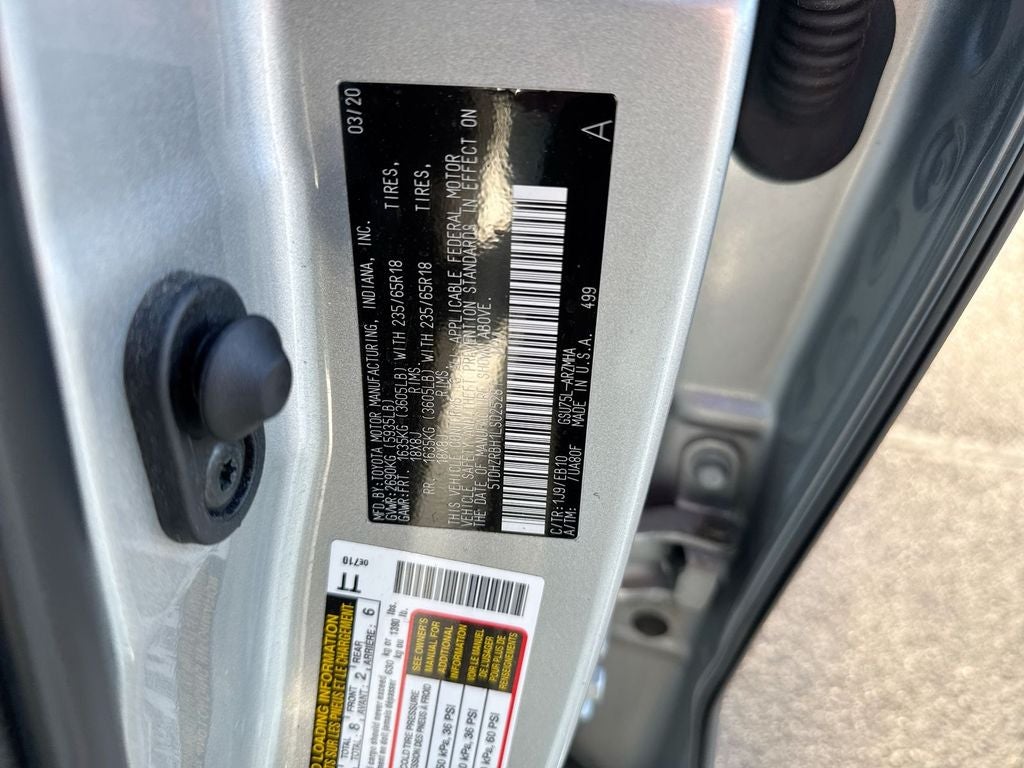 2020 Toyota Highlander XLE