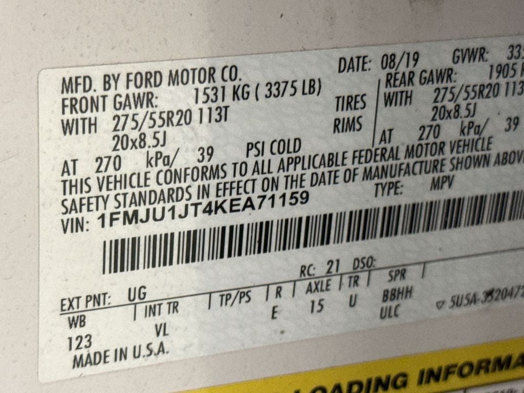 2019 Ford Expedition XLT