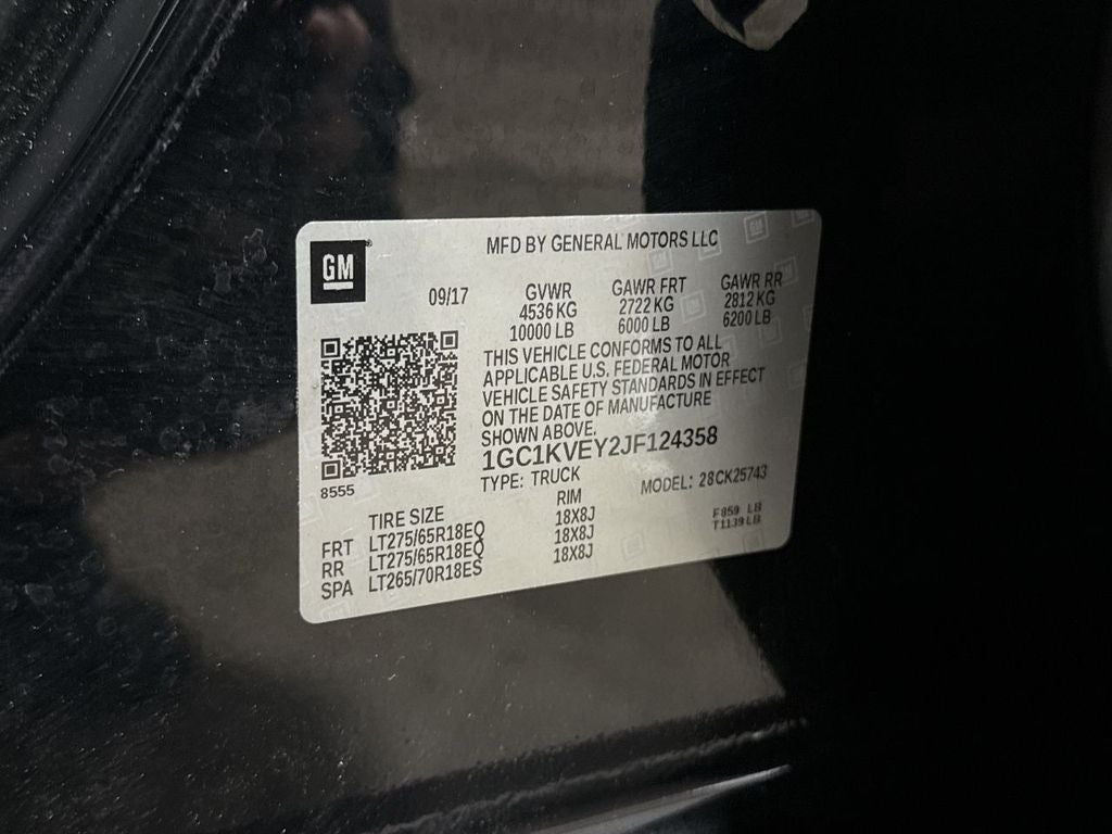 2018 Chevrolet Silverado 2500HD LT