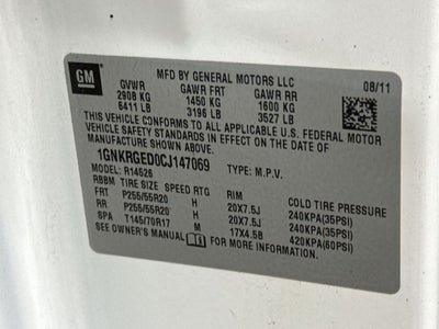 2012 Chevrolet Traverse LT