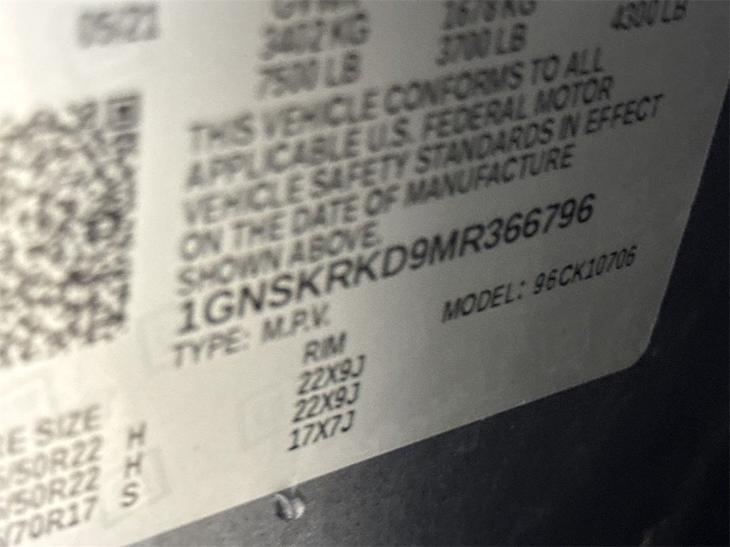 2021 Chevrolet Tahoe RST