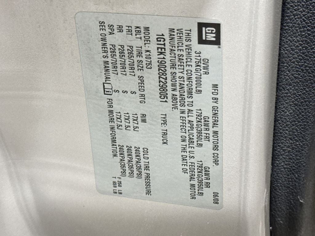 2008 GMC Sierra 1500 SLE1