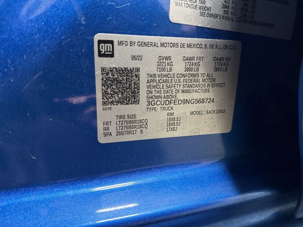 2022 Chevrolet Silverado 1500 LT Trail Boss