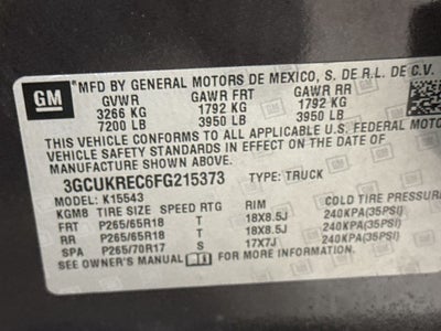 2015 Chevrolet Silverado 1500 LT