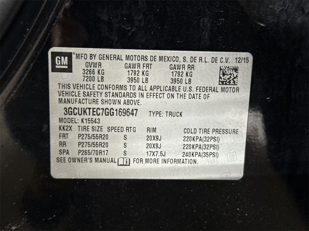 2016 Chevrolet Silverado 1500 High Country