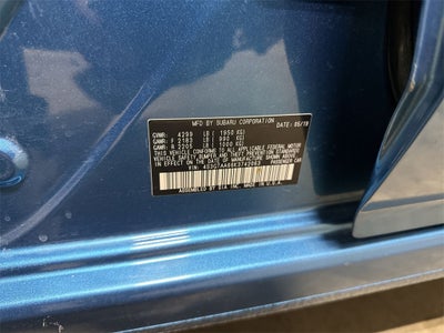 2019 Subaru Impreza 2.0i