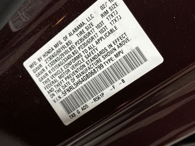 2016 Honda Odyssey EX-L