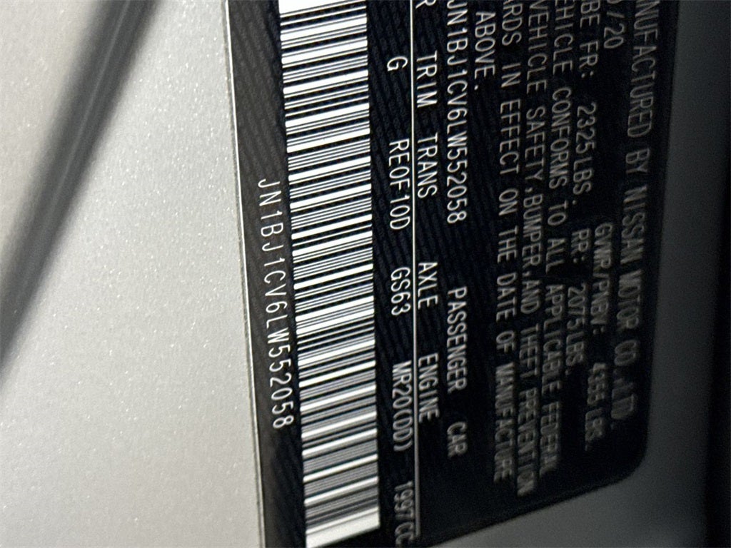 2020 Nissan Rogue Sport SV