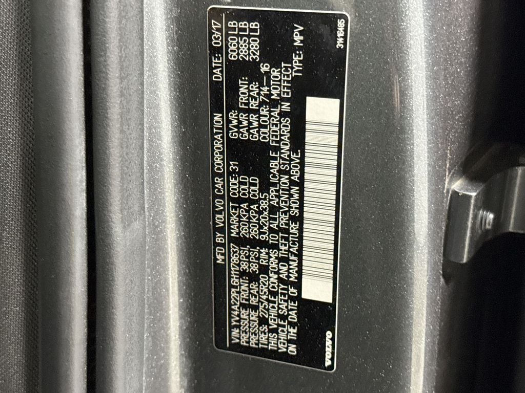 2017 Volvo XC90 T6 Inscription