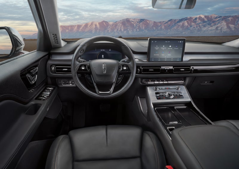 The interior of a Lincoln Aviator® SUV is shown | Dan Cummins Lincoln in Nicholasville KY
