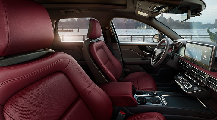 The available Perfect Position front seats in the 2024 Lincoln Corsair® SUV are shown. | Dan Cummins Lincoln in Nicholasville KY