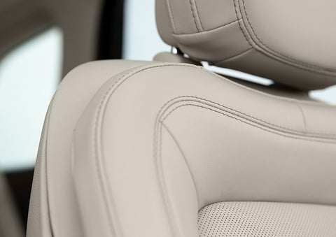 Fine craftsmanship is shown through a detailed image of front-seat stitching. | Dan Cummins Lincoln in Nicholasville KY