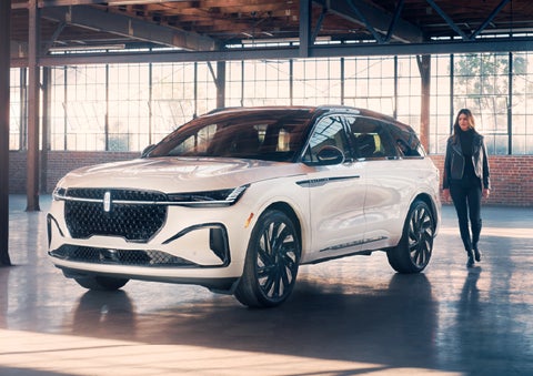 A person approaches a 2026 Lincoln Nautilus® SUV. | Dan Cummins Lincoln in Nicholasville KY