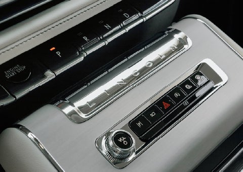 The piano key gear selector of a 2027 Lincoln Aviator® Back Label™ SUV. | Dan Cummins Lincoln in Nicholasville KY